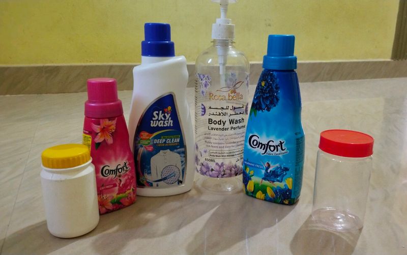 Empty Bottles Pack Of 6