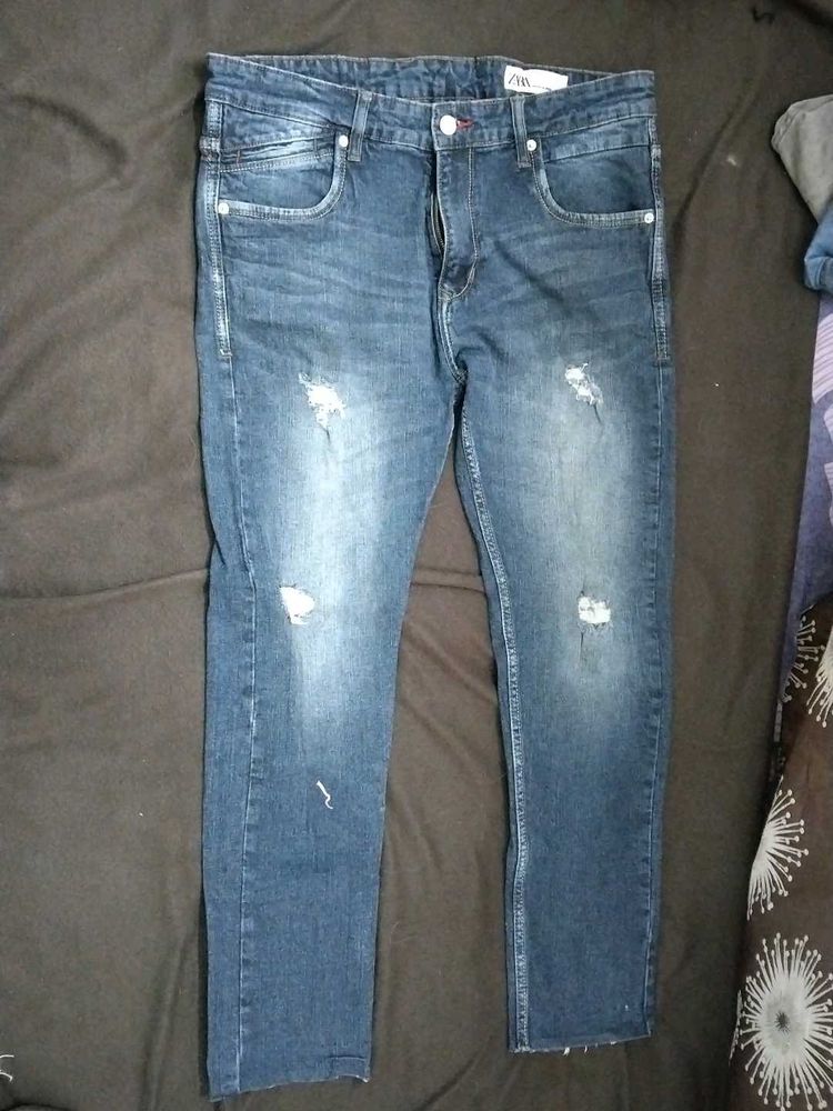 Zara Distressed Jeans