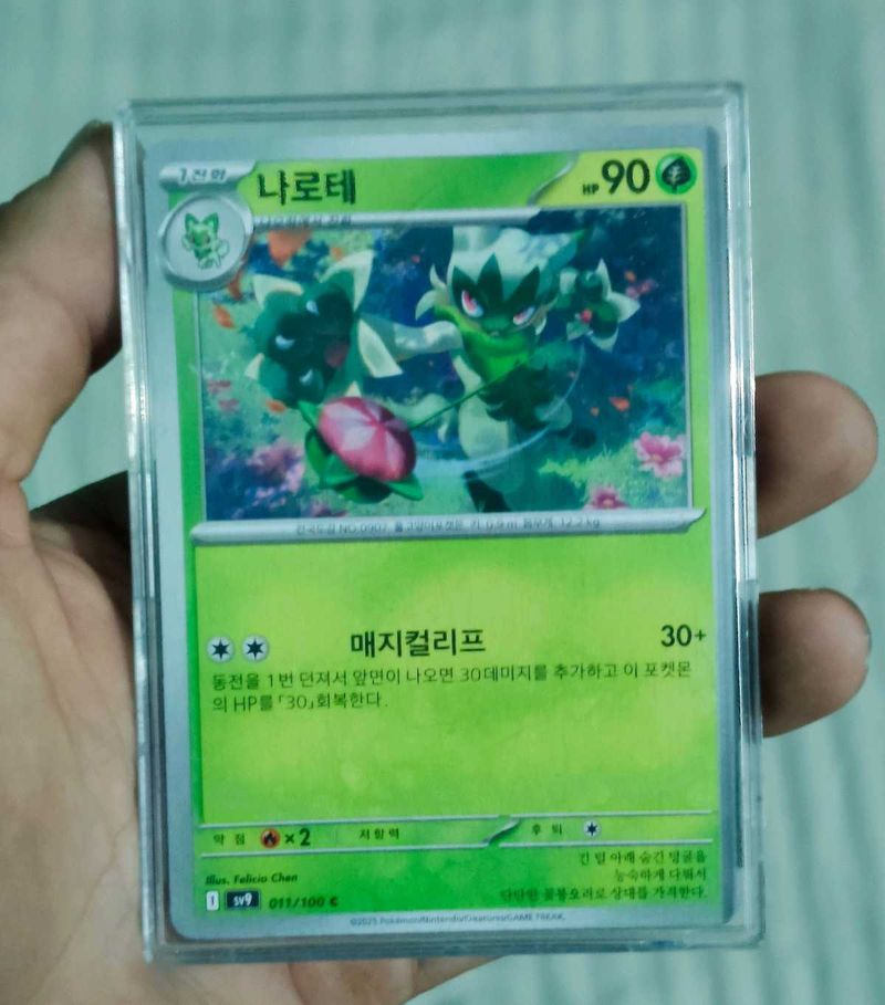 Korean Pokemon Card