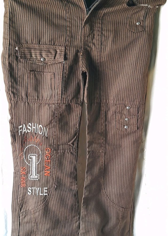 Soft And Comfortable Jeans Brown Colour And Good Condition