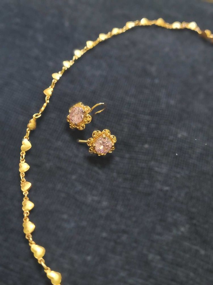 necklace and earring set