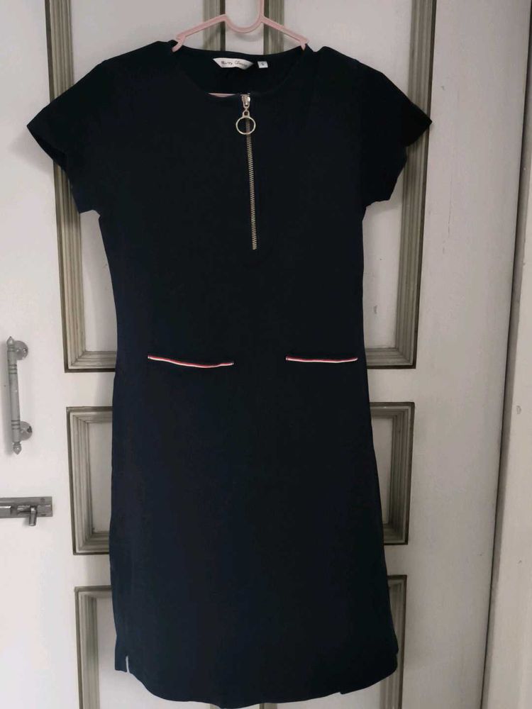Navy Blue Casual Dress