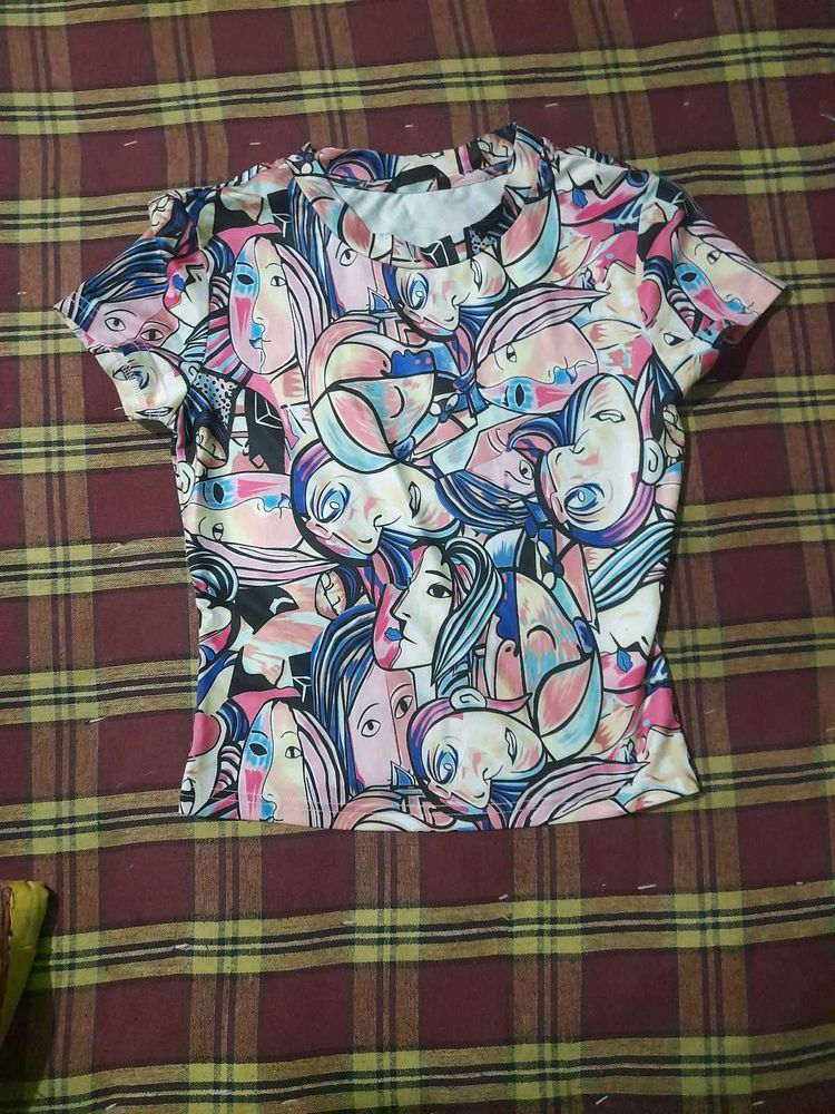 Abstract Print Tee