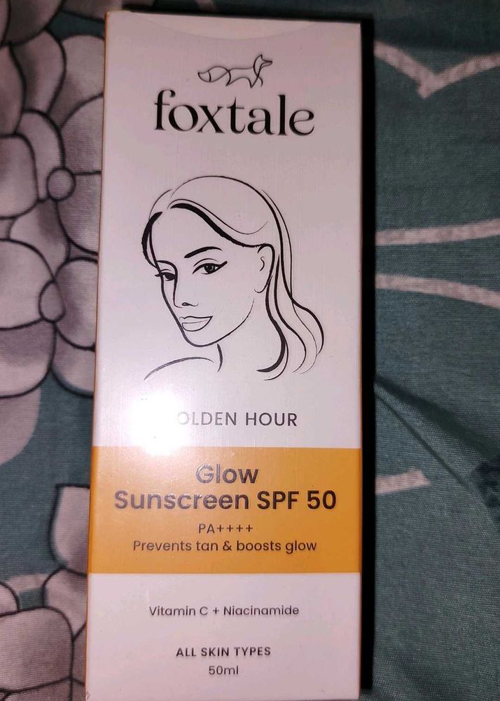 Foxtale Glow Sunscreen SPF 50