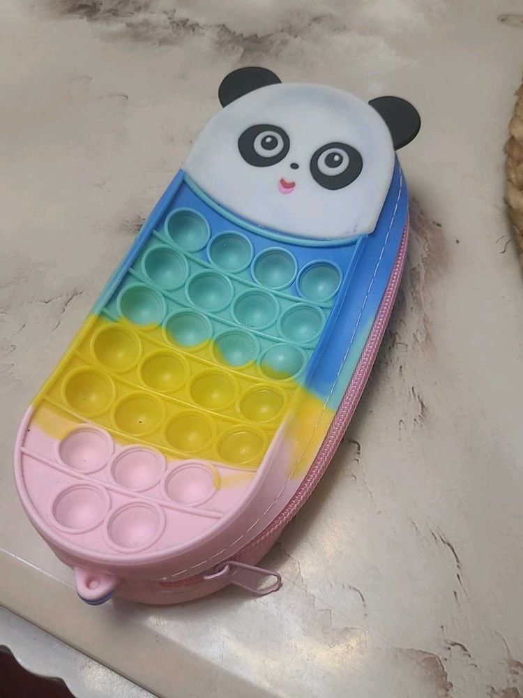 Panda Pop-It Pencil Case