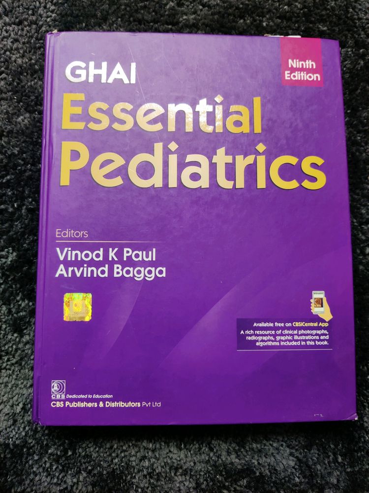 OP Ghai Essential Pediatrics Book 9th Edition.Book