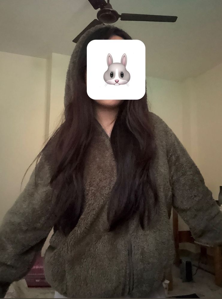 Fuzzy teddy Hoodie