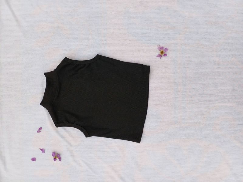 Turtle Neck Tank Top