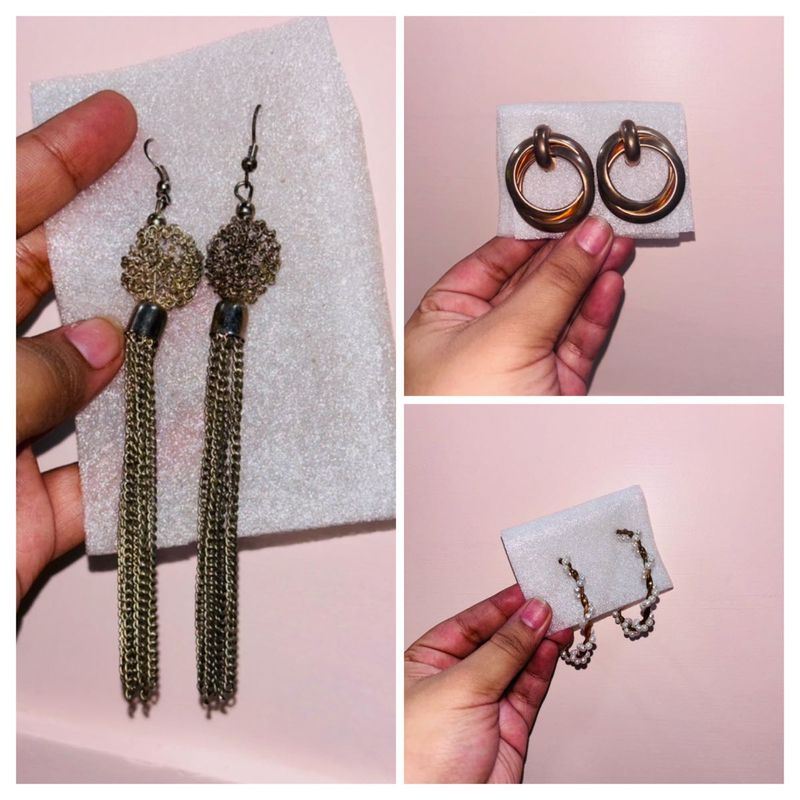 3 pcs Earrings Set
