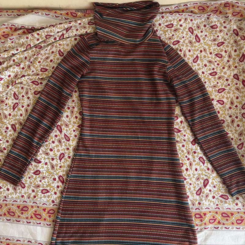Striped Winter Dress