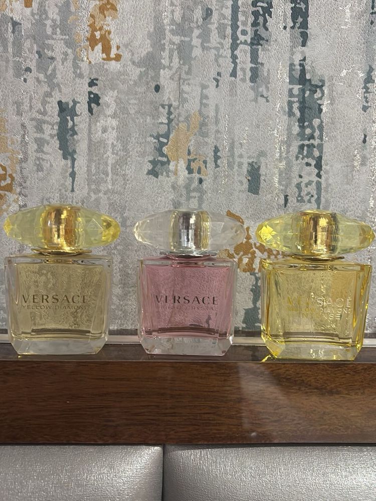 Versace Bright Crystal, Yellow Diamond &amp; Intense