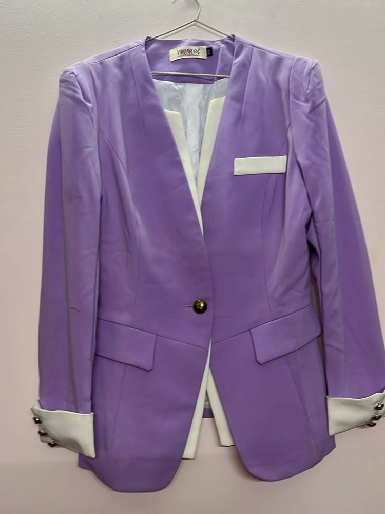 Chic Purple Blazer