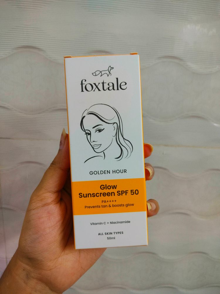FOXTALE Spf 50 Pa+++ Sunscreen 50ml