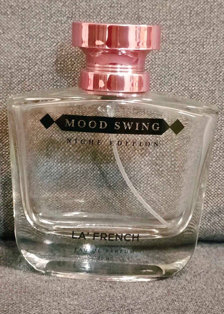 Empty bottle of La French Mood Swing Perfume for M