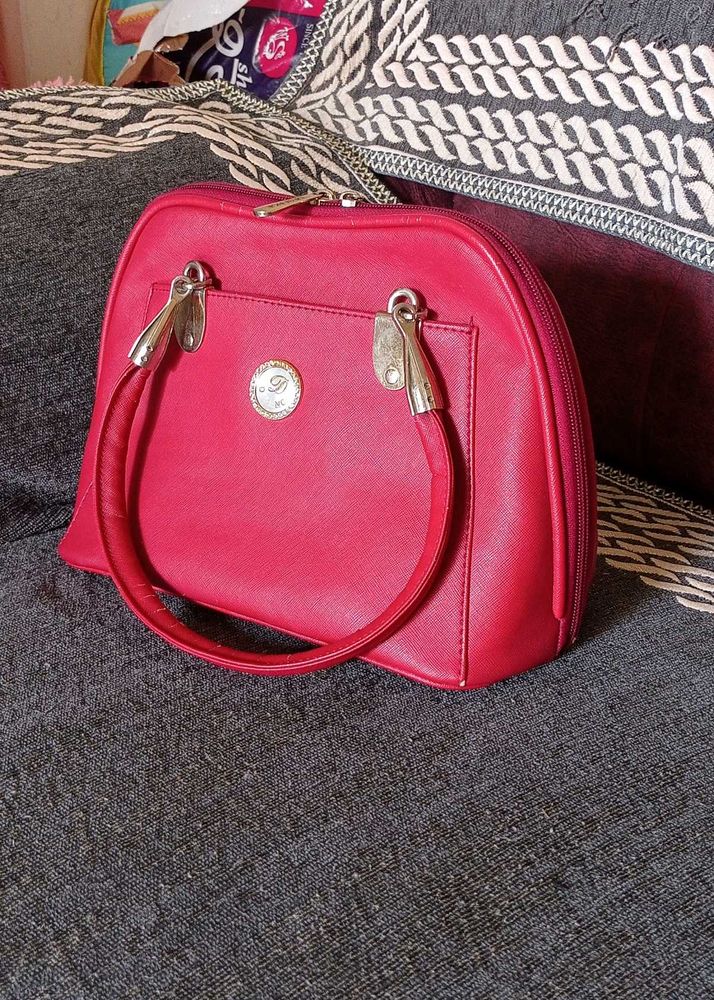 Chic Red Handbag