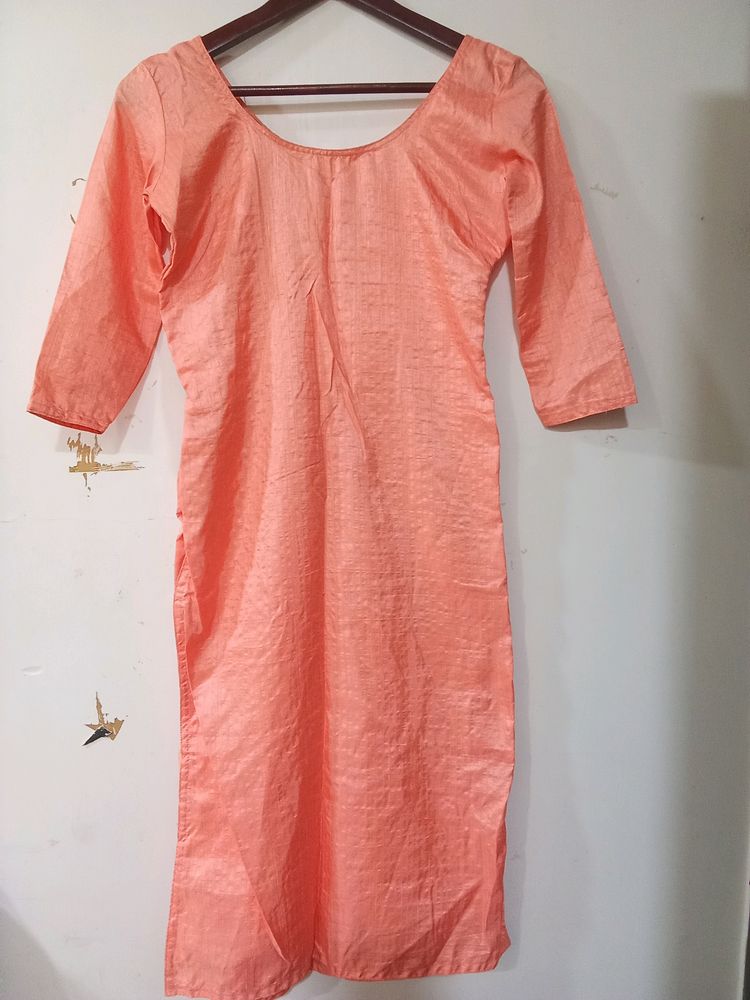 Beautiful Peach Kurti