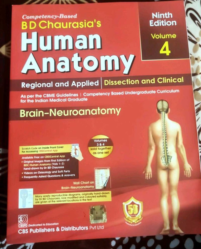 BD Chaurasia&#39;s Human Anatomy, Vol. 4