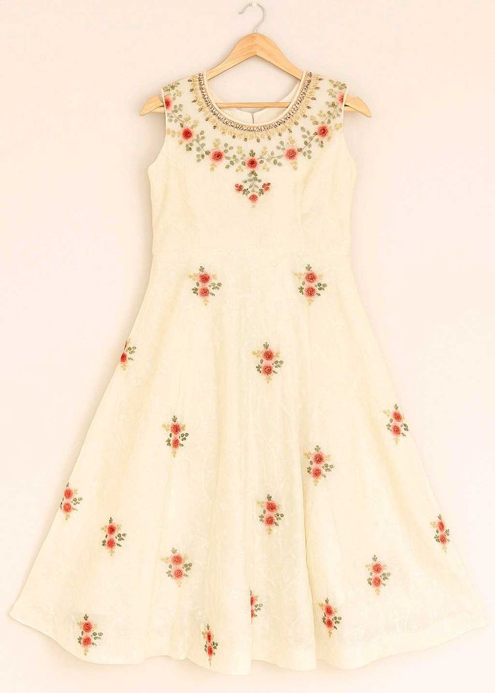 Floral Embroidered Dress