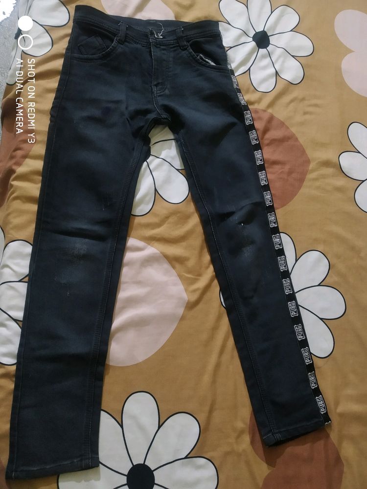 Boy Denim Black Jeans