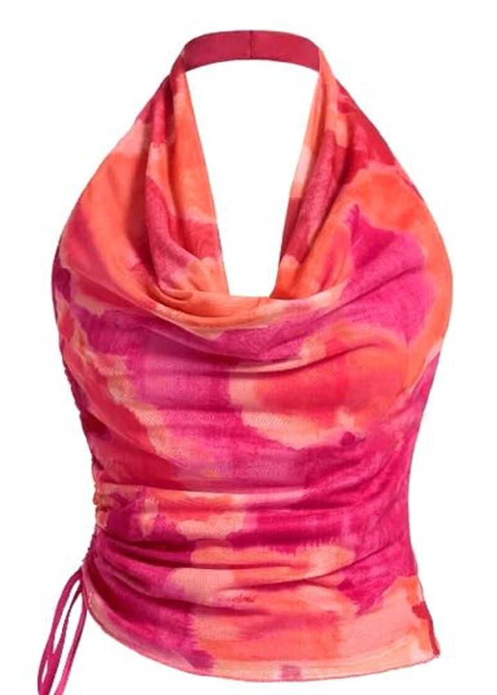 Tie-Dye Halter Top
