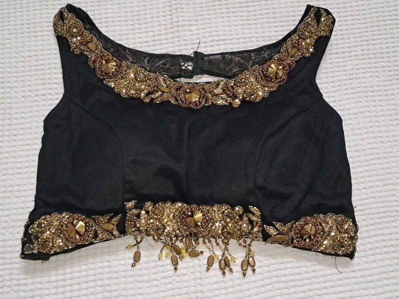 Bollywood Luxury Designer Black Blouse