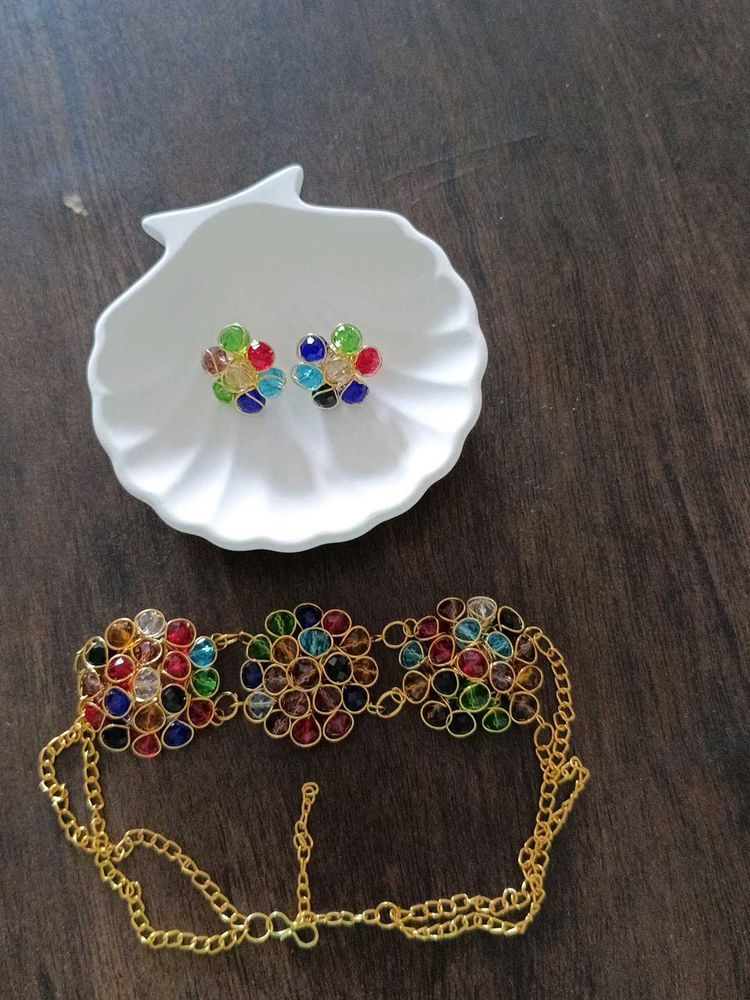 Colorful Jewelry Set choker