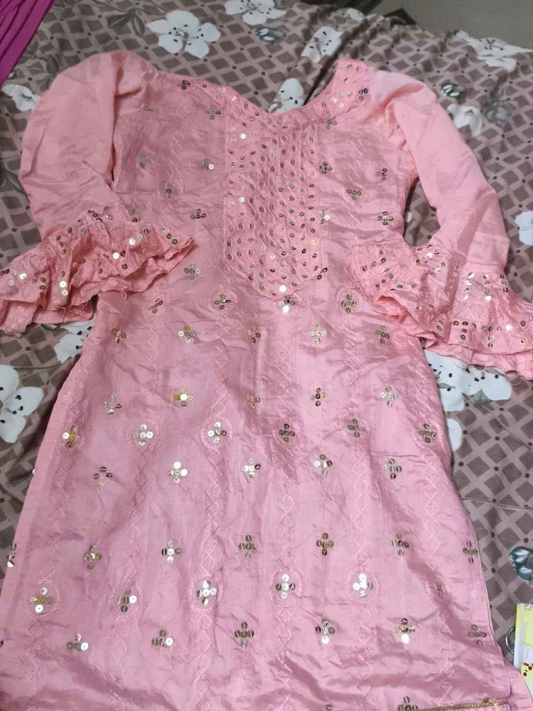 Dress With Sharara And Dupatta