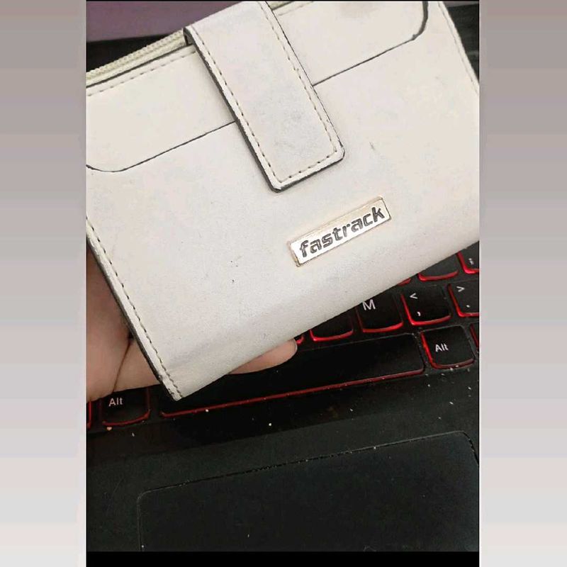 Fastrack Beige Solid Wallet ( Women)