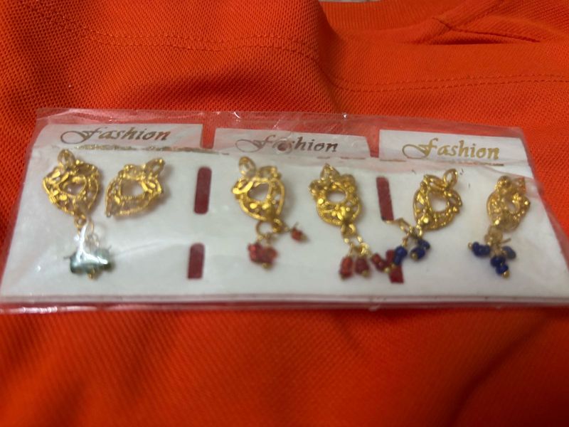 Earrings Set 3 Pis Combo