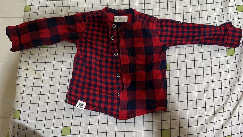 Checkered shirt 1- 2 Years (HipHop Brand)