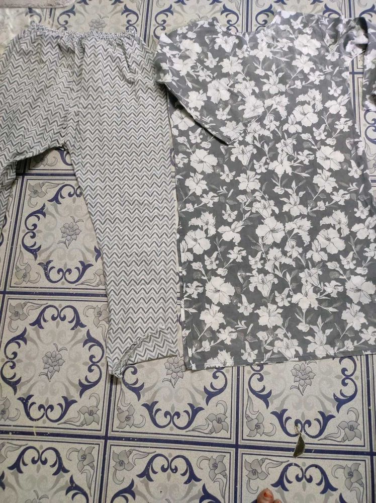 Floral Print Kurta Set
