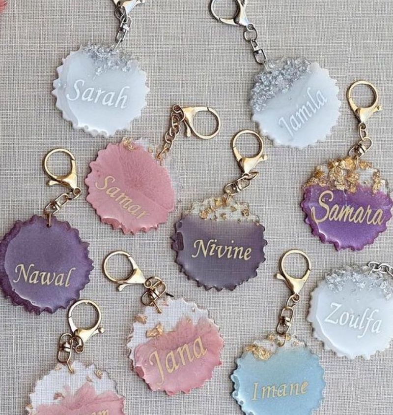 Resin Keychain Customised