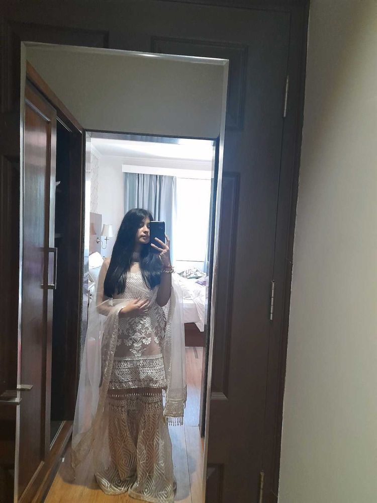 Elegant Embroidered Sharara Suit