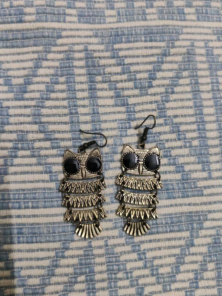 Owl Dangle Earrings