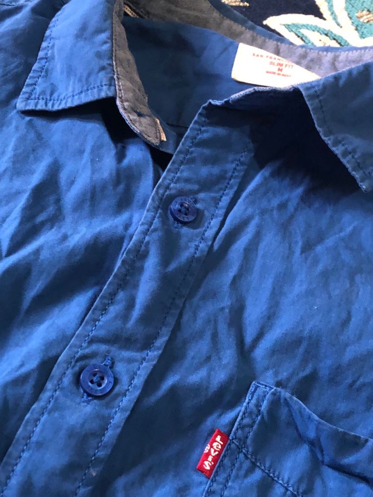 Levi&#39;s Blue Slim Fit Shirt