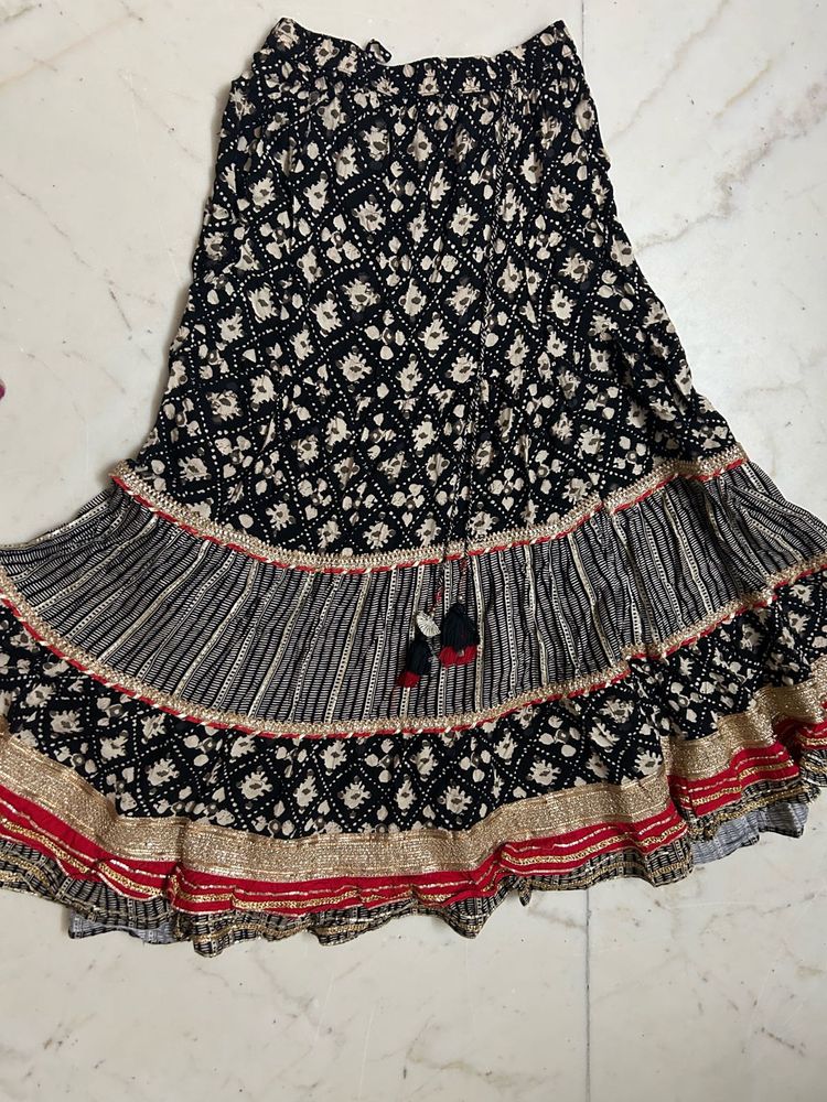 Boho Print Ethnic Skirt