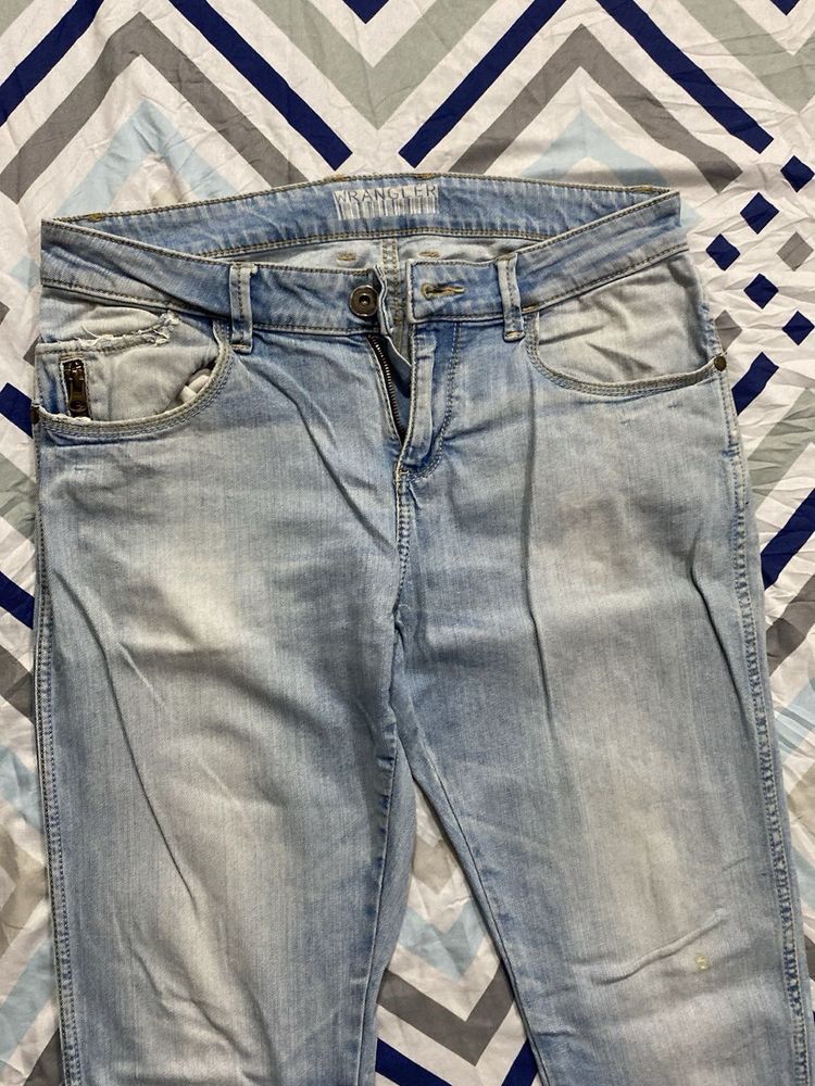 Wrangler Light Wash Denim Jeans
