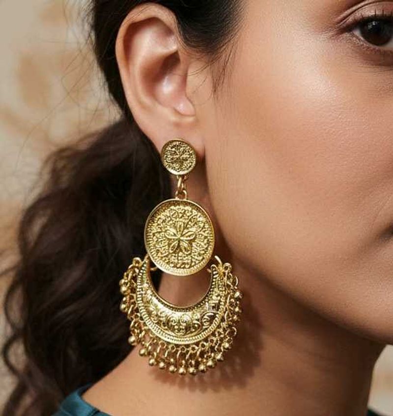 Statement Gold Earrings