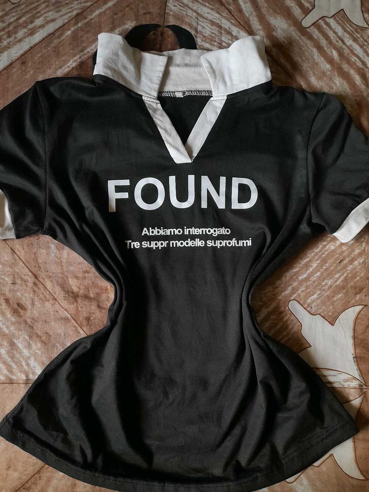 y2k Black &amp; White Graphic Tee