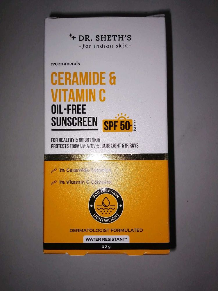 Dr.Sheth&#39;s Ceramide and Vitamin C sunscreen