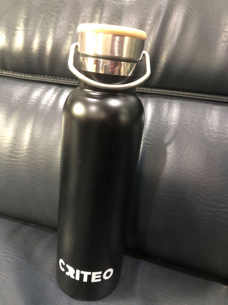 Brand New Black Criteo Water Bottle By Evans