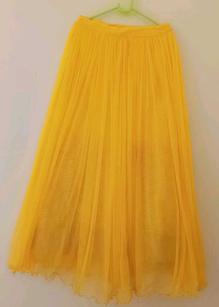 Yellow Ethnic Skirt