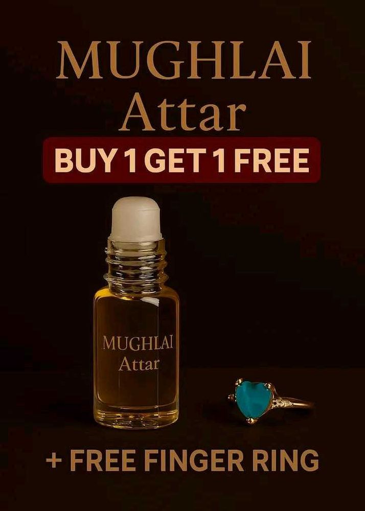 Mughlai Attar 3ml With Free Ring