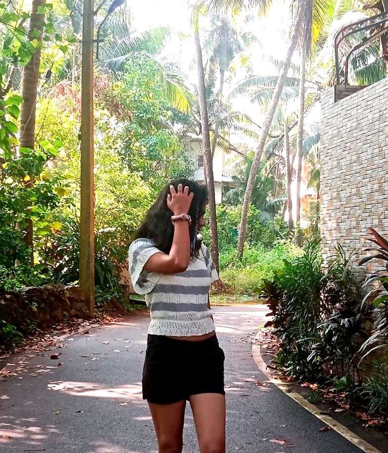 Striped Knit Crop Top