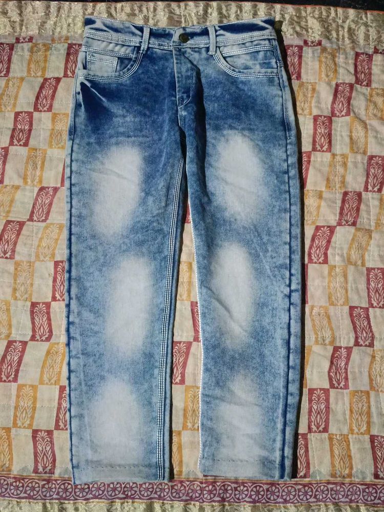 Acid Wash Denim Jeans