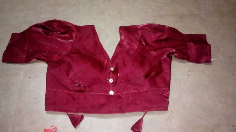 Elegant Maroon Blouse