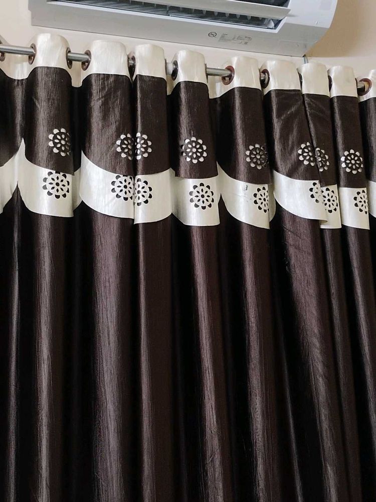 Elegant Brown Curtains 9ft above and number of cur