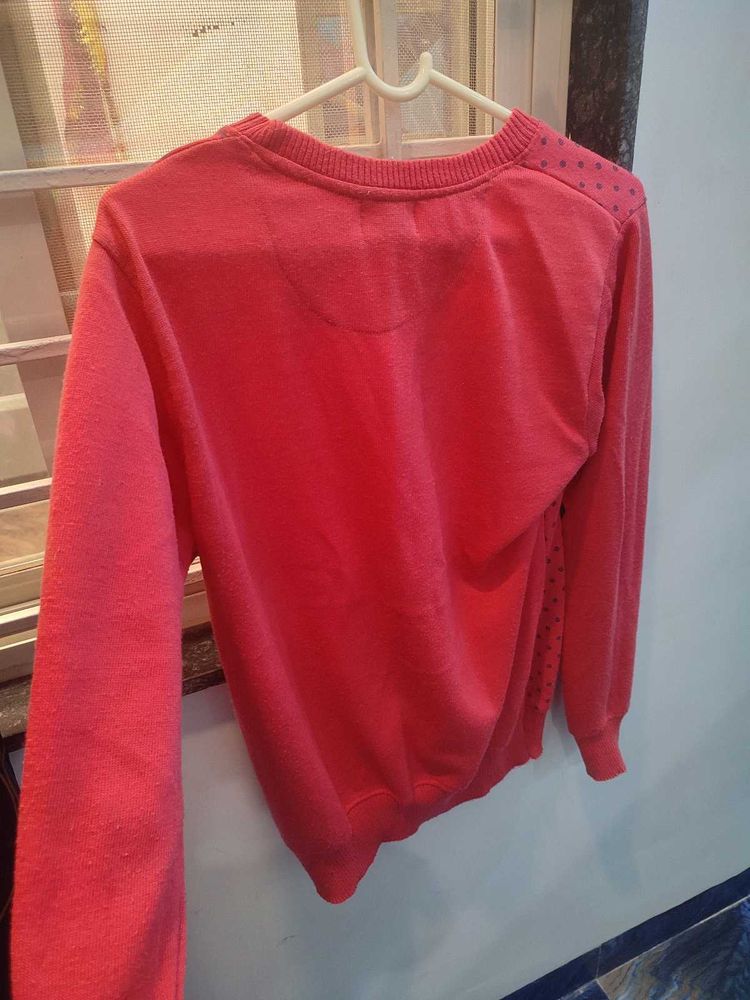 Peach Pullover Sweater