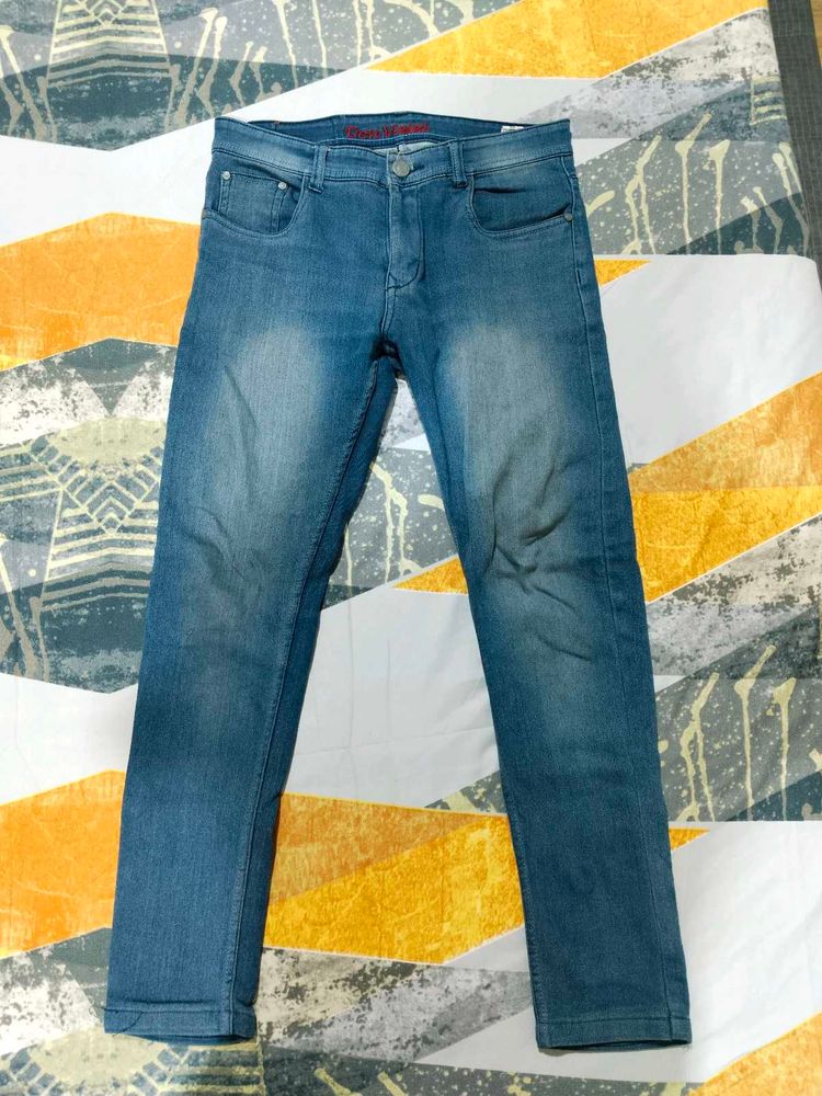 Men&#39;s Blue Casual Denim Jeans
