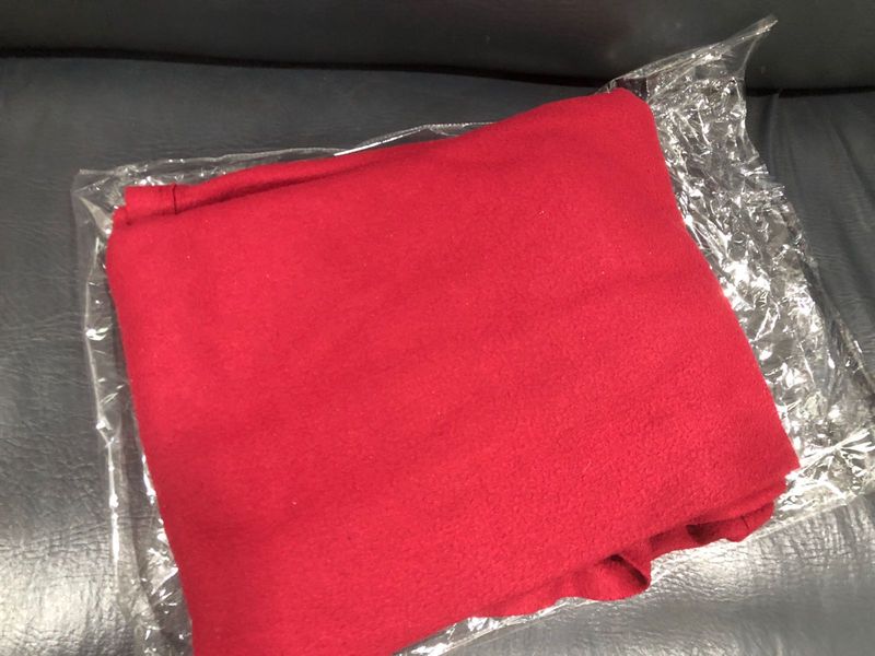 Maroon Woolen Blanket For Single Person